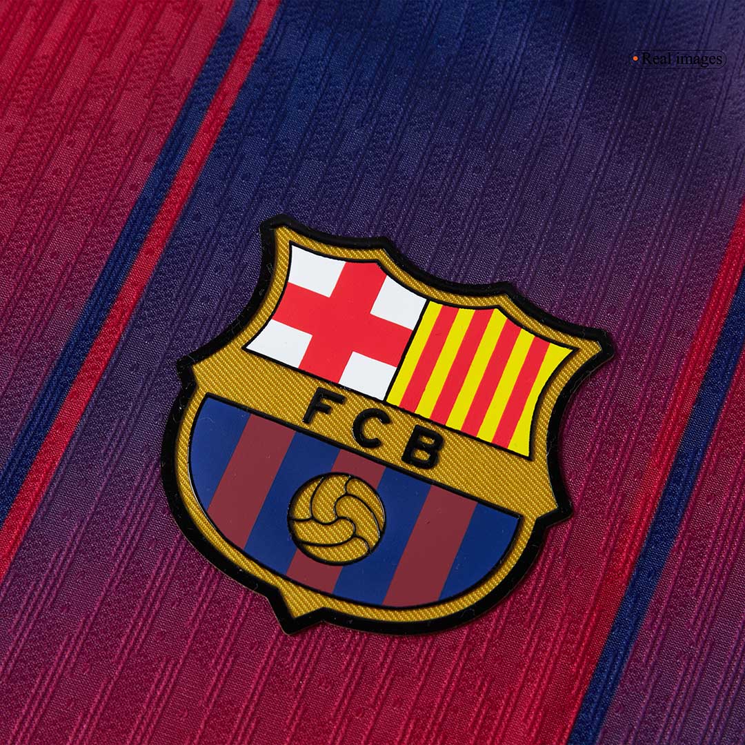 LAMINE YAMAL #10 Barcelona Home Match Jersey Player Version 2025/26 - Kopa Trophy Edition