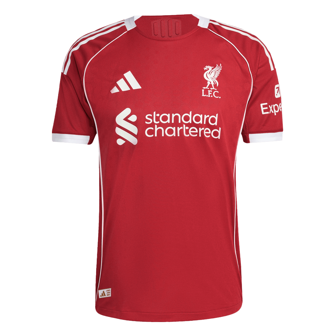 SZOBOSZLAI #8 Liverpool Home Match Jersey Player Version 2025/26