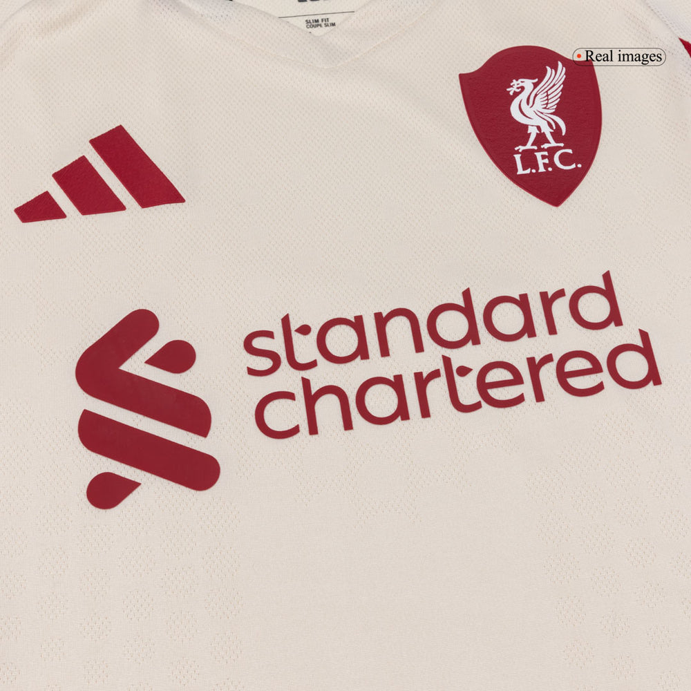 GAKPO #18 Liverpool Away Match Jersey Player Version 2025/26