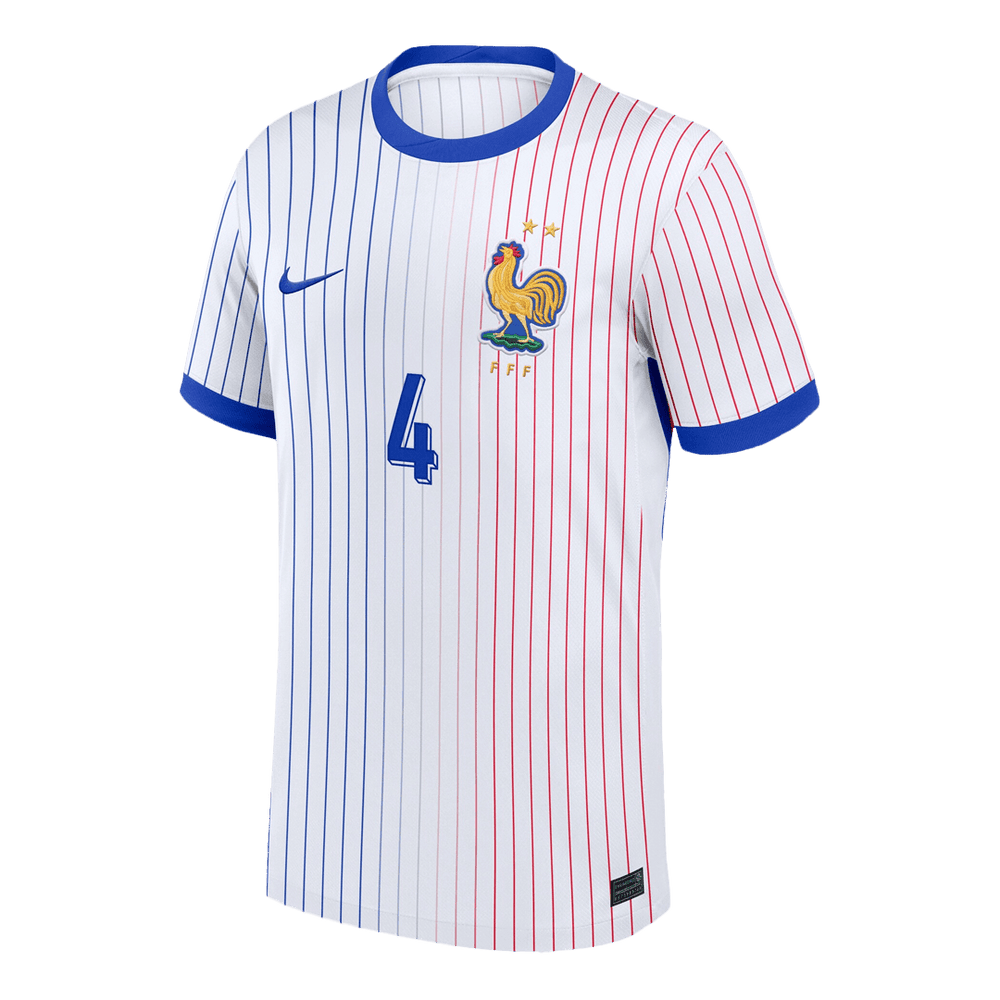 UPAMECANO #4 France Away Jersey