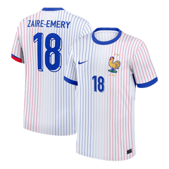 ZAIRE-EMERY #18 France Away Jersey