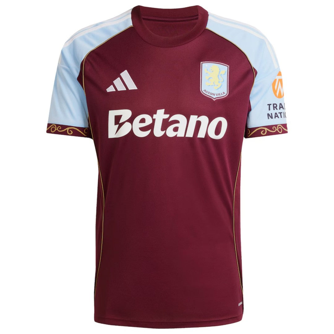 TIELEMANS #8 Aston Villa Home Jersey 2025/26 - Cup Font