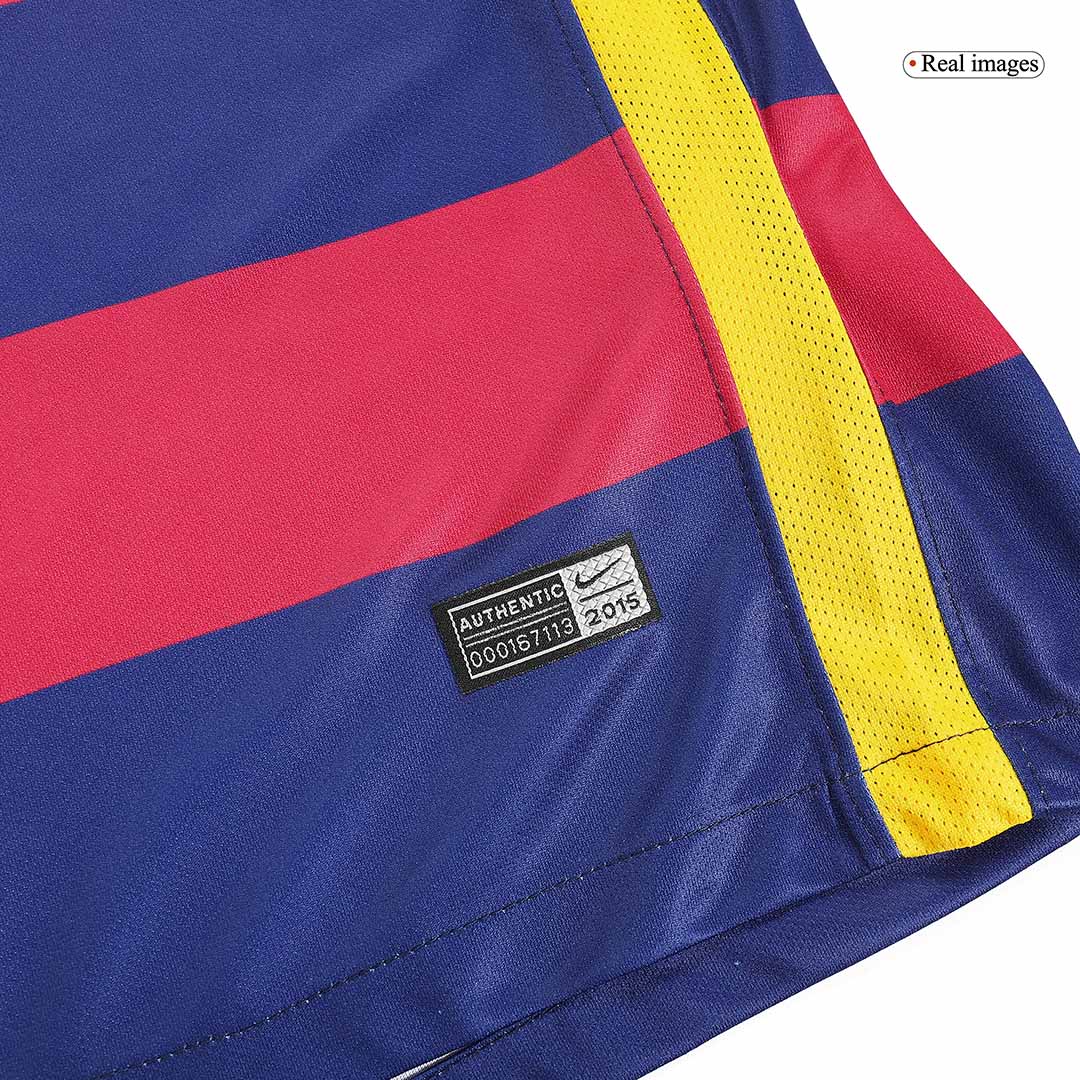 MESSI #10 Retro Barcelona Home Jersey 2015/16