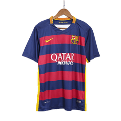 MESSI #10 Retro Barcelona Home Jersey 2015/16