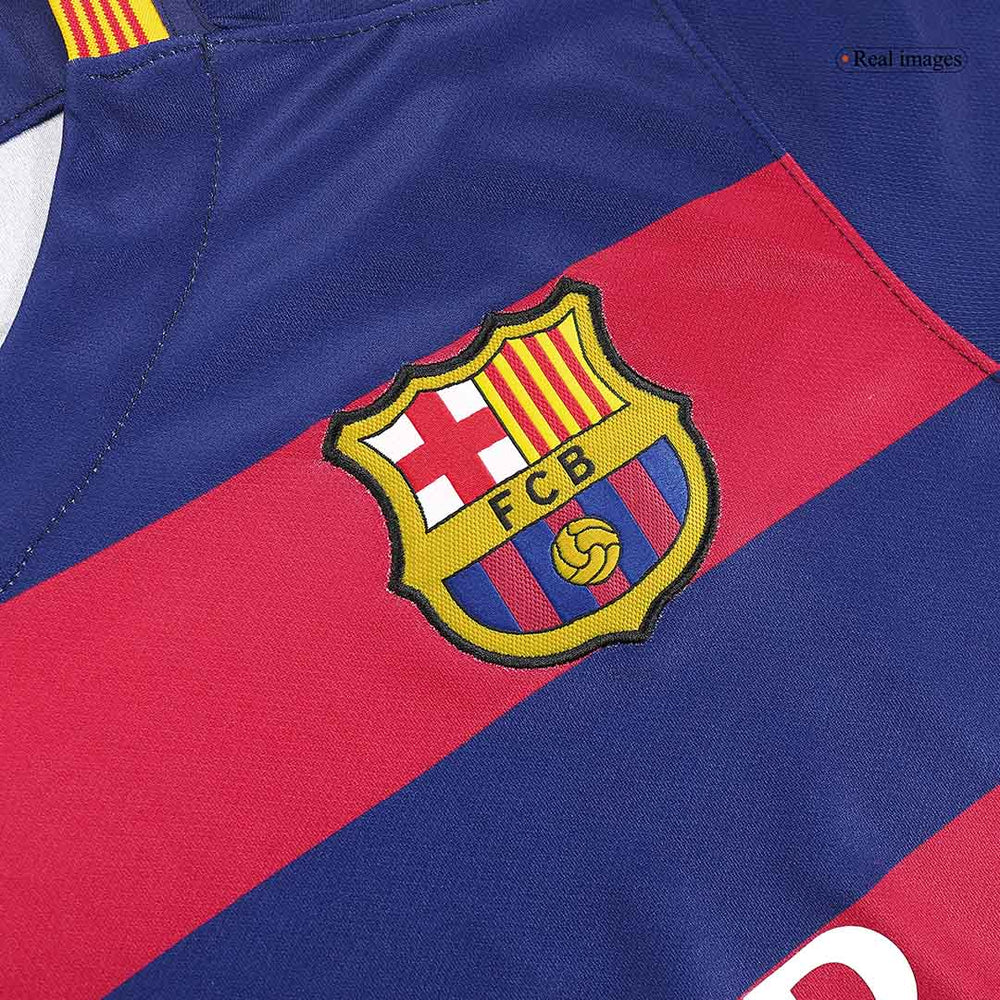 MESSI #10 Retro Barcelona Home Jersey 2015/16