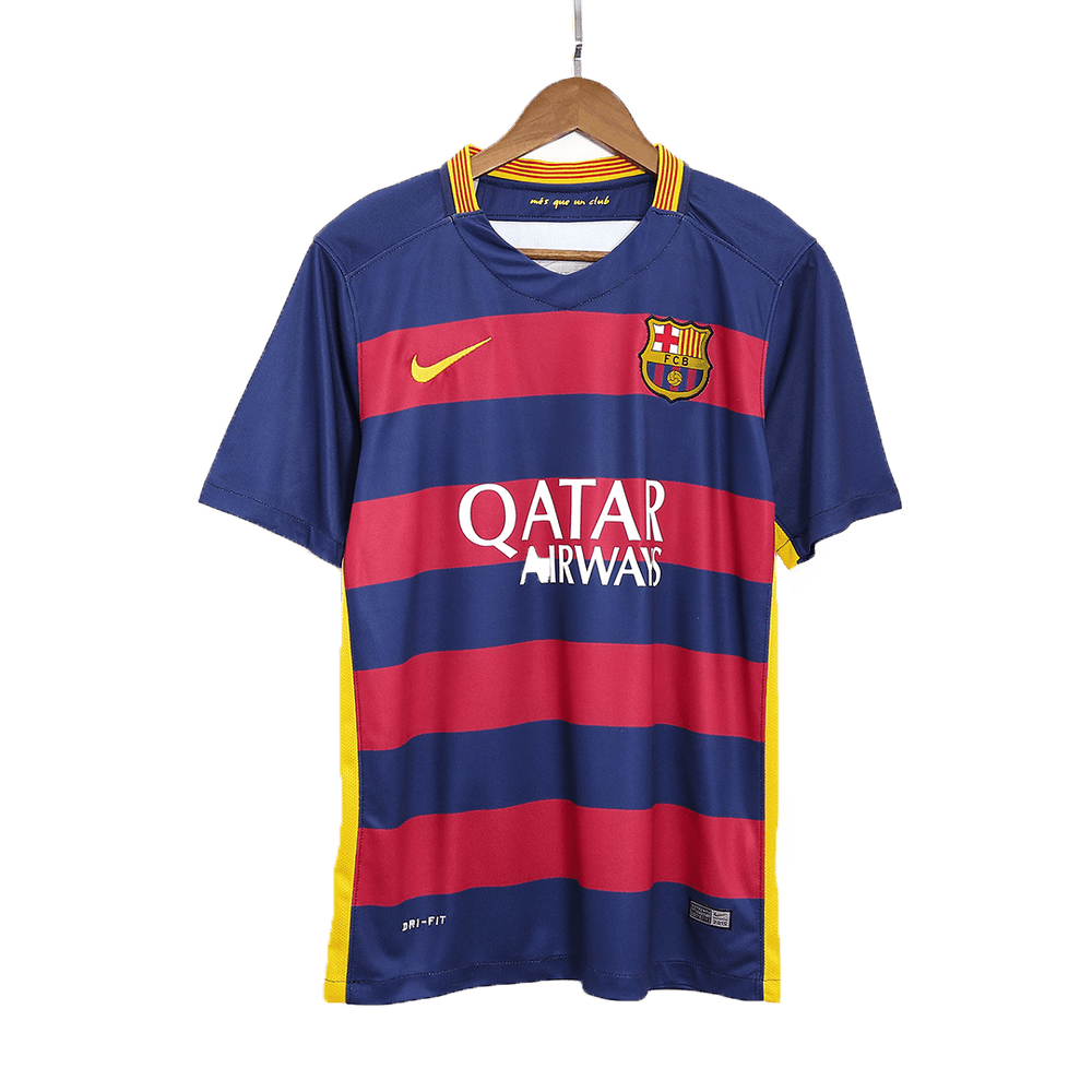 Neymar Jr #11 Retro Barcelona Home Jersey 2015/16