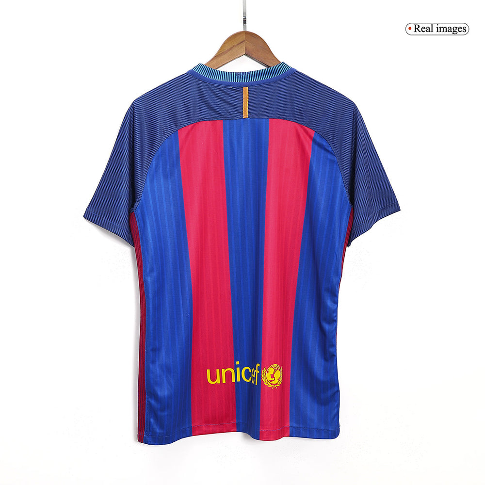 MESSI #10 Retro Barcelona Home Jersey 2016/17