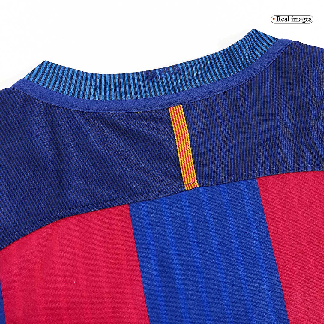 SUÁREZ #9 Retro Barcelona Home Jersey 2016/17