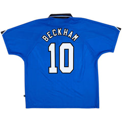 Beckham #10 Retro Manchester United Third Jersey 1996/98