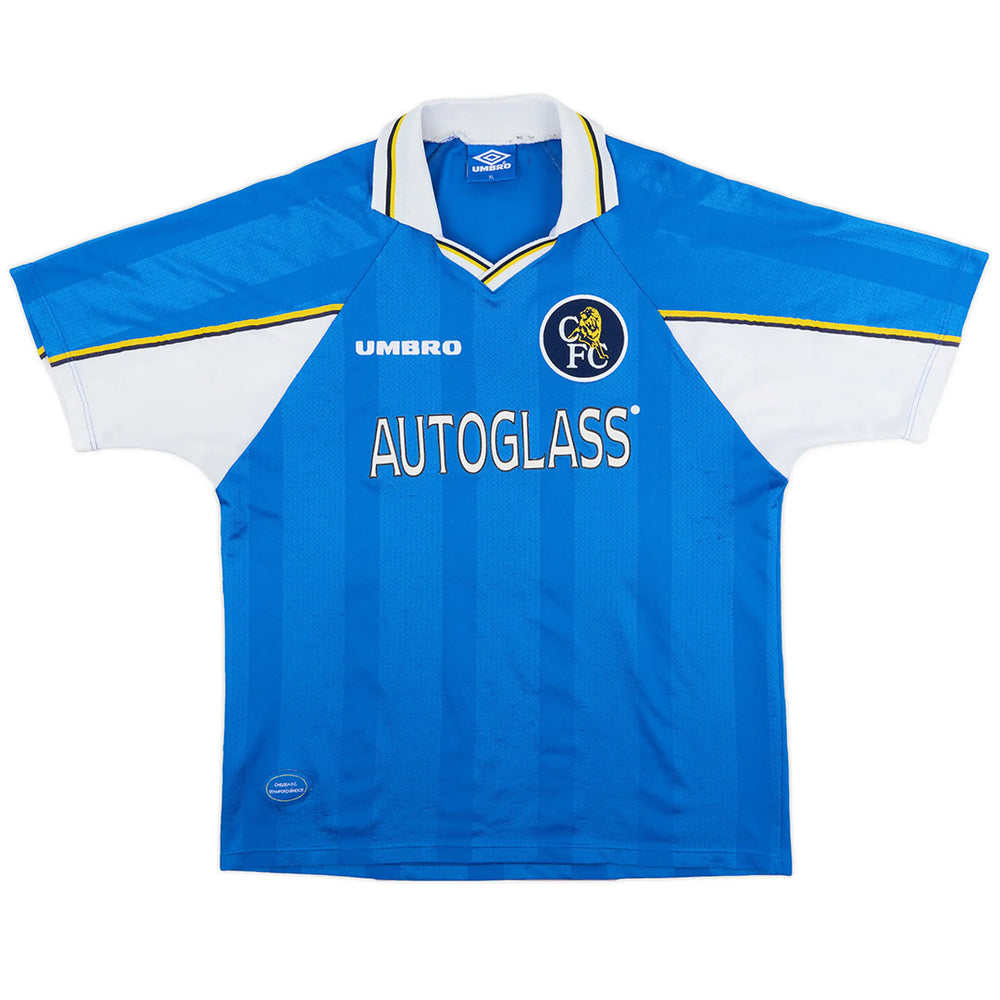 Zola #25 Retro Chelsea Home Jersey 1997/99