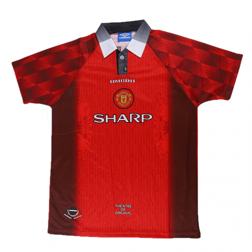 Keane #16 Retro Manchester United Home Jersey 1996/98