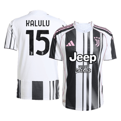 KALULU #15 Juventus Home Match Jersey Player Version 2025/26