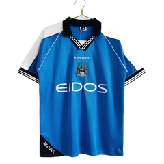 Dickov #9 Retro Manchester City Home Jersey 1999/01