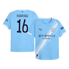 RODRIGO #16 Manchester City Home Match Jersey Player Version 2025/26 - Club World Cup