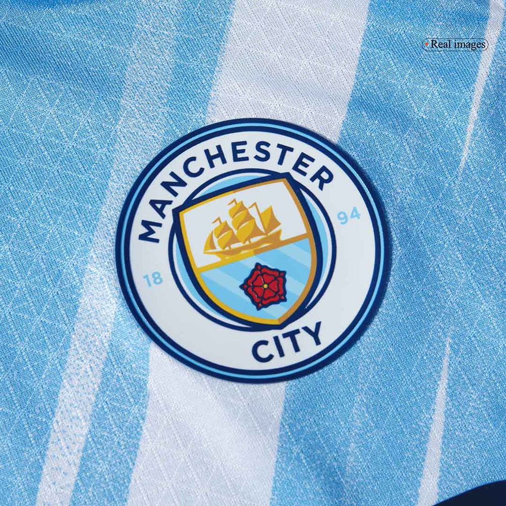 REIJNDERS #4 Manchester City Home Match Jersey Player Version 2025/26