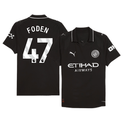 FODEN #47 Manchester City Away Match Jersey Player Version 2025/26
