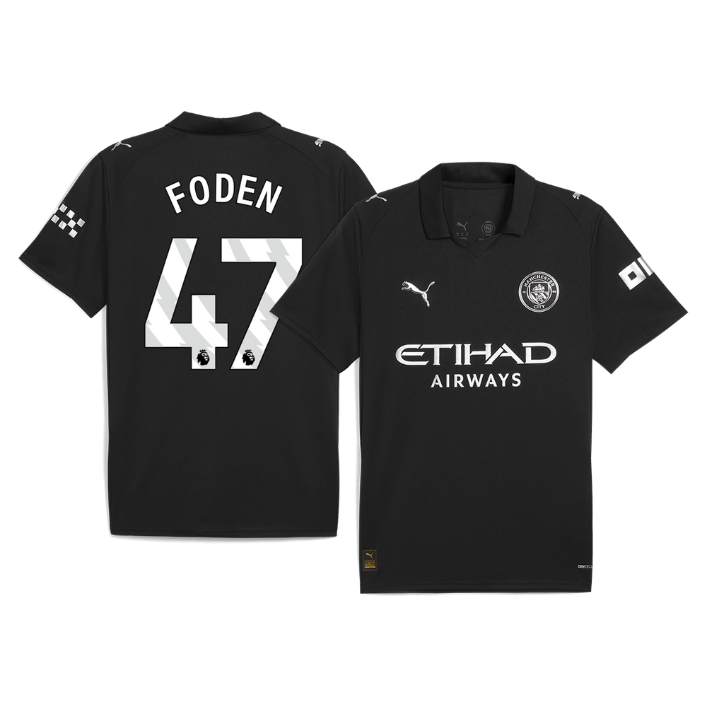 FODEN #47 Manchester City Away Jersey 2025/26
