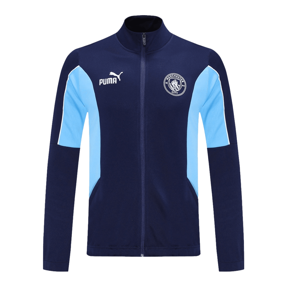 Manchester City Training Tracksuit Kit(Jacket+Pants) Navy 2025/26