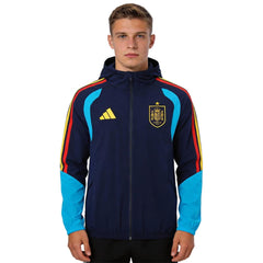 Spain Windbreaker Hoodie Jacket Navy 2026