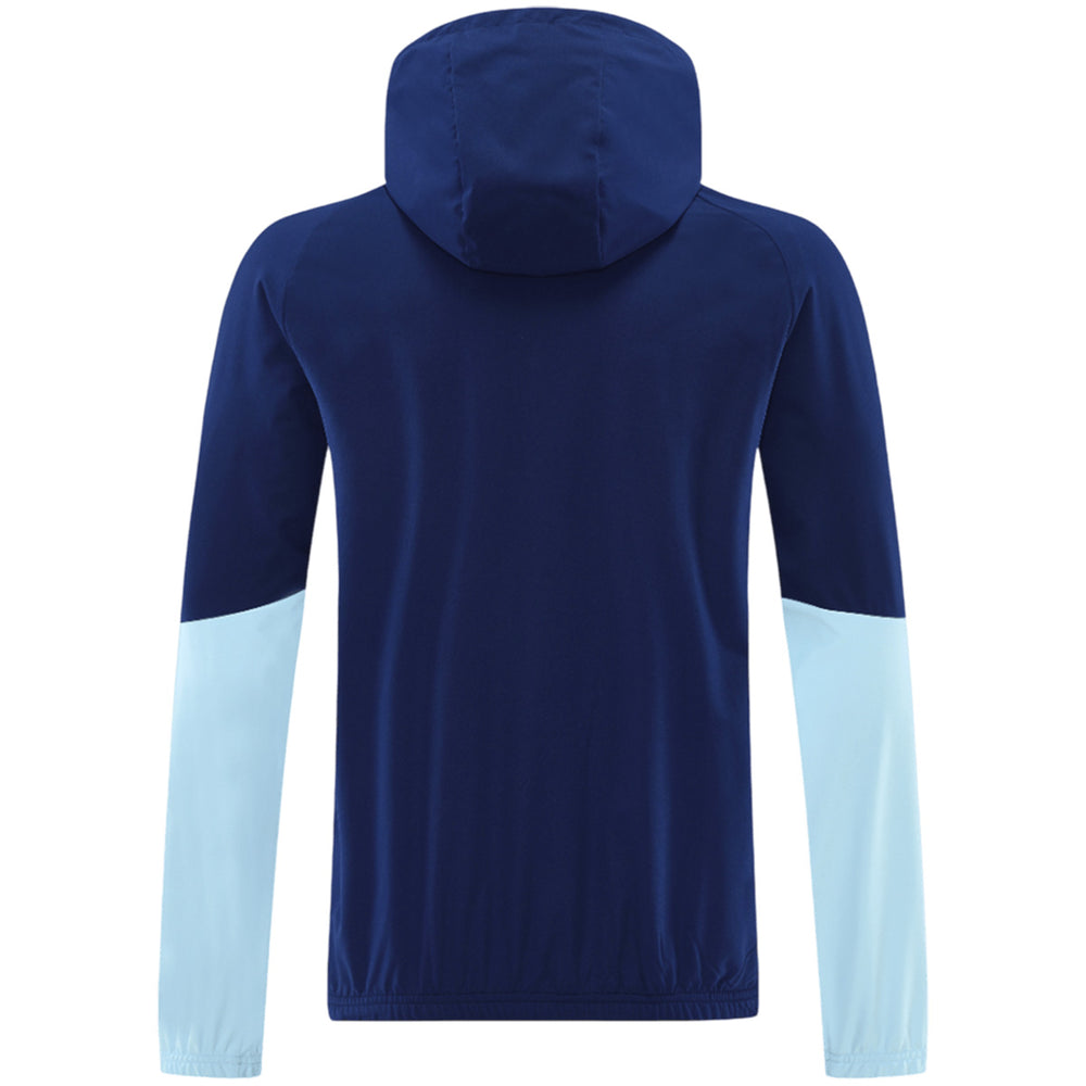 Argentina Windbreaker Hoodie Jacket Navy 2026