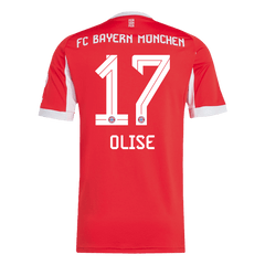 OLISE #17 Bayern Munich Home Jersey 2025/26 - [Super Replica]