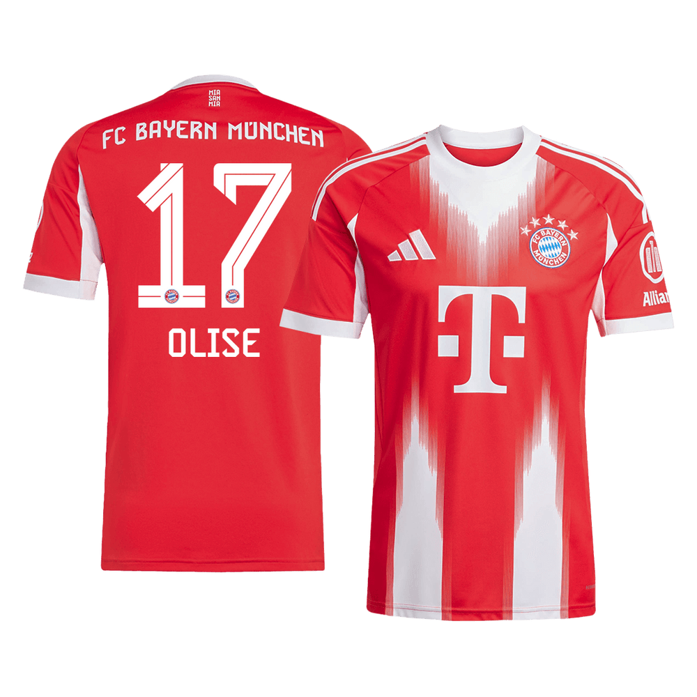 OLISE #17 Bayern Munich Home Jersey 2025/26 - [Super Replica]