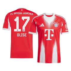 OLISE #17 Bayern Munich Home Jersey 2025/26 - [Super Replica]