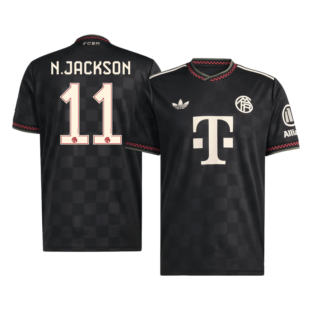 N.JACKSON #11 Bayern Munich Oktoberfest Third Jersey 2025/26