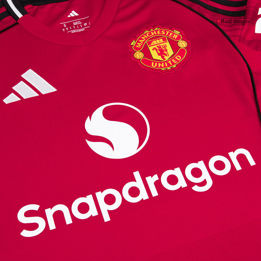 Cunha #10 Manchester United Home Jersey 2025/26 - [Super Replica]