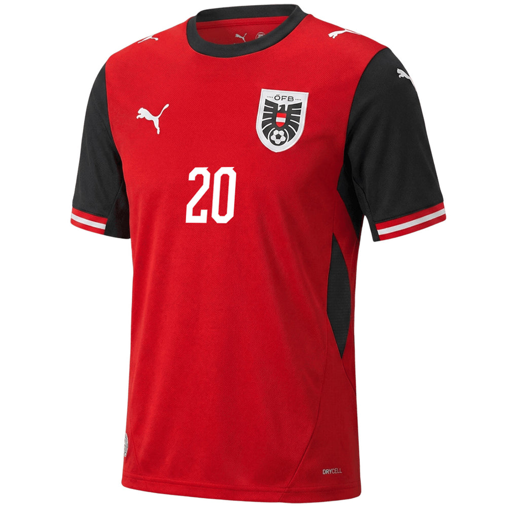 LAIMER #20 Austria Home Jersey World Cup 2026