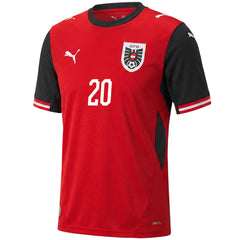 LAIMER #20 Austria Home Jersey World Cup 2026