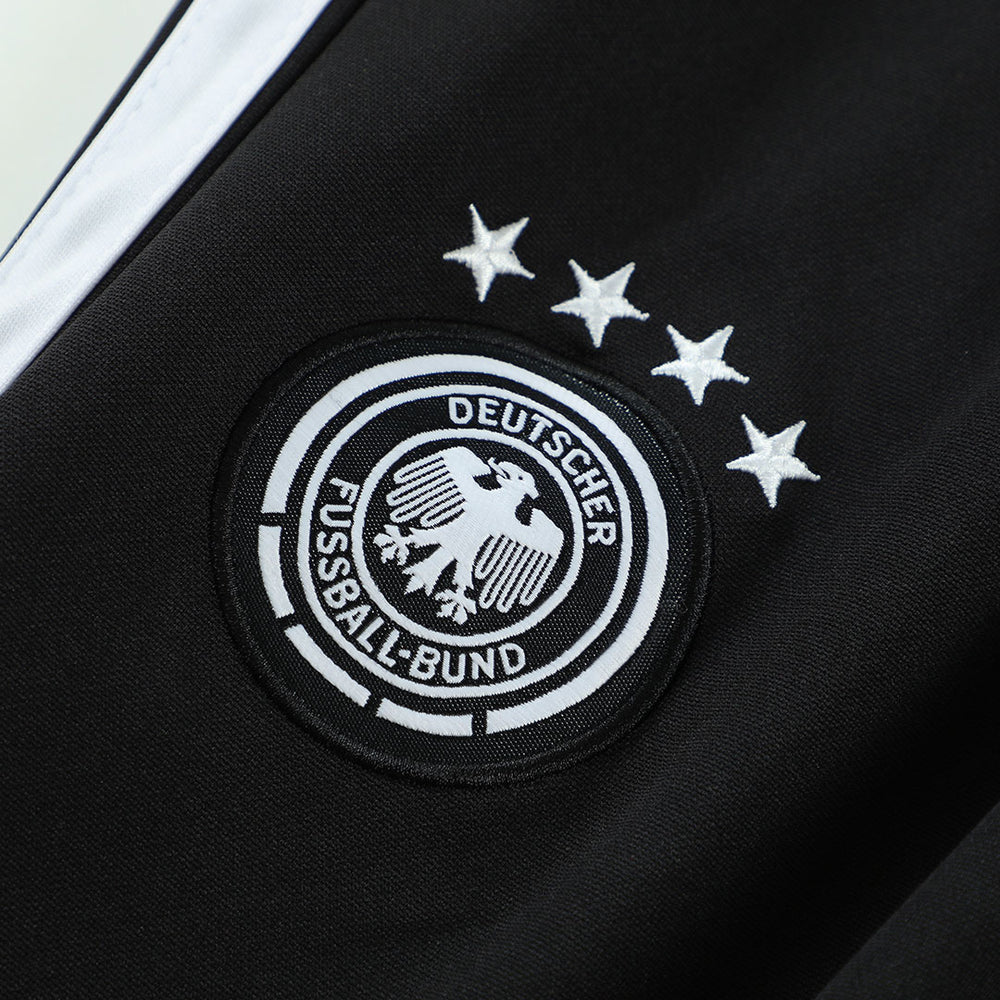 Germany Zipper Sweatshirt Kit(Top+Pants) Black 2026
