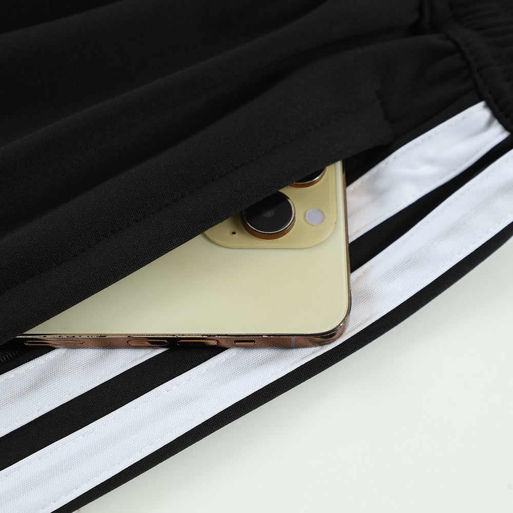 Germany Zipper Sweatshirt Kit(Top+Pants) Black 2026