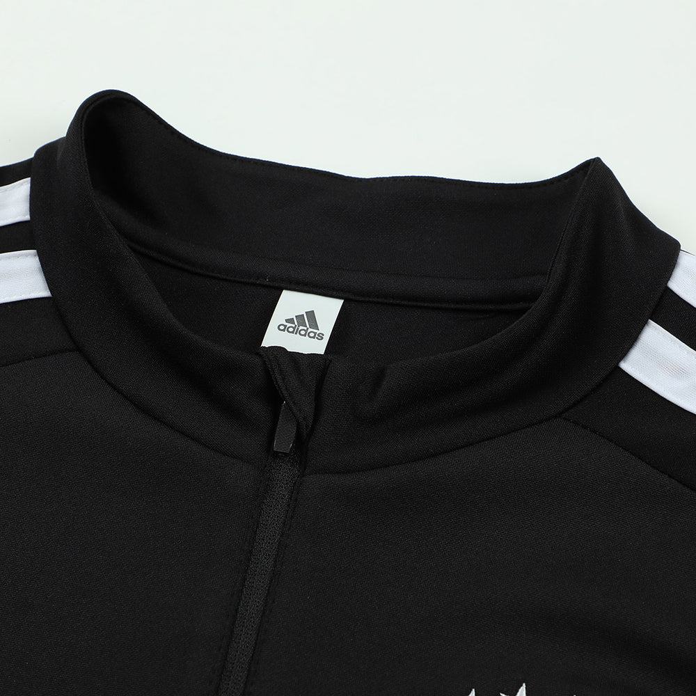 Germany Zipper Sweatshirt Kit(Top+Pants) Black 2026