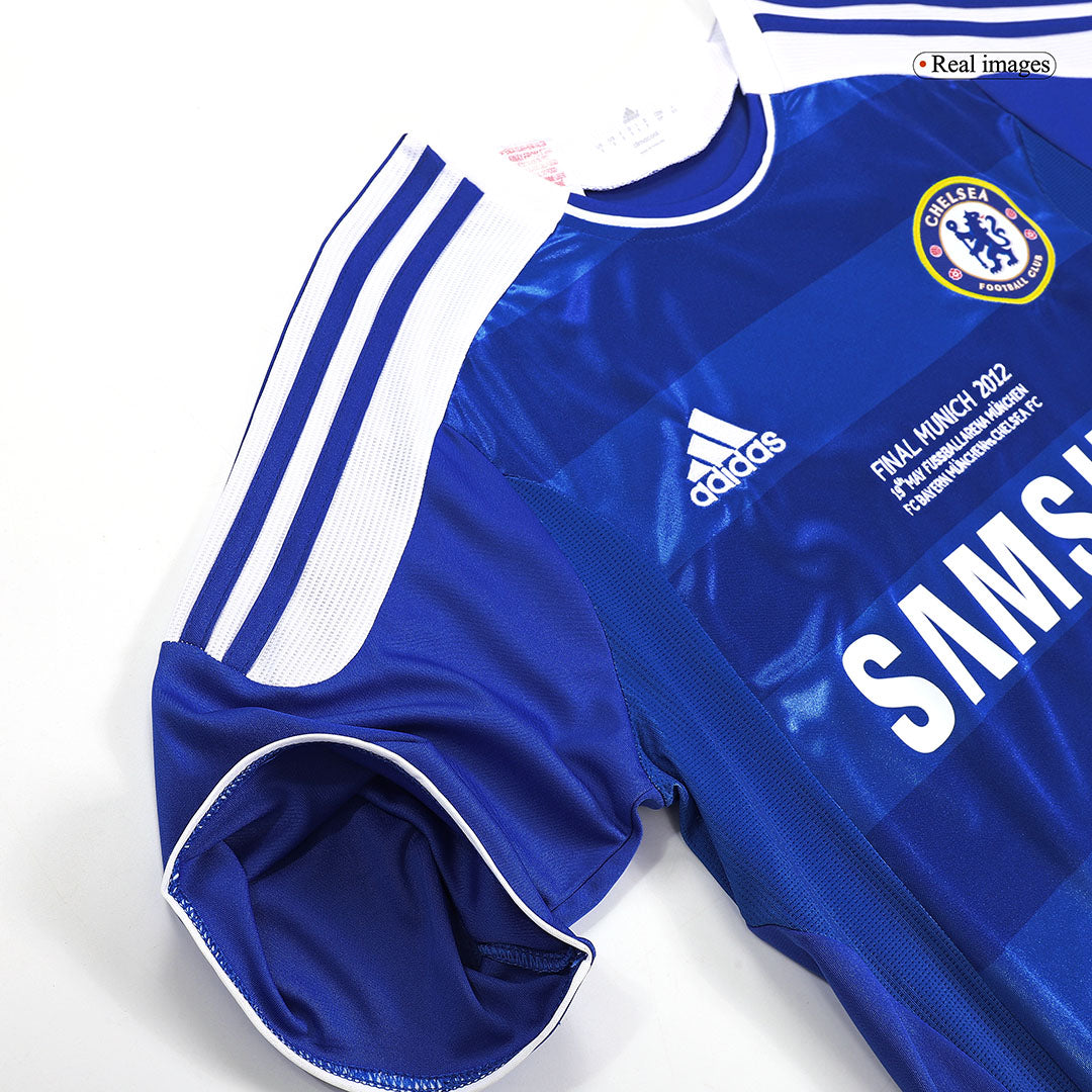 Drogba #11 Retro Chelsea UCL Final Home Jersey 2011/12