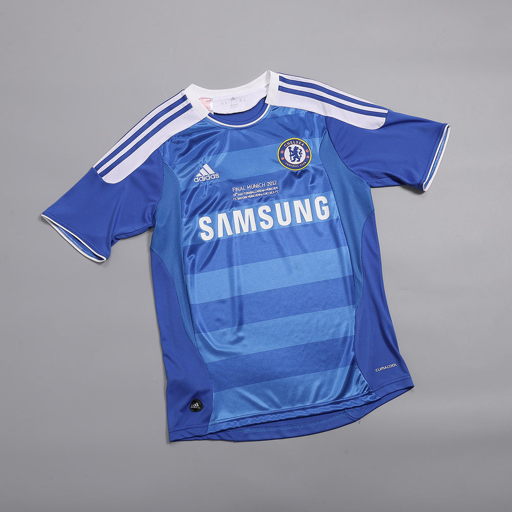 Drogba #11 Retro Chelsea UCL Final Home Jersey 2011/12