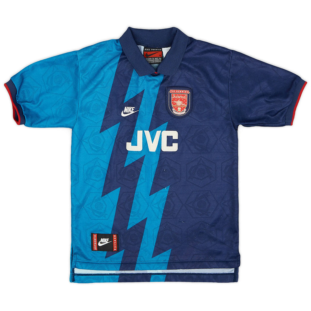 Bergkamp #10 Retro Arsenal Away Jersey 1995/96