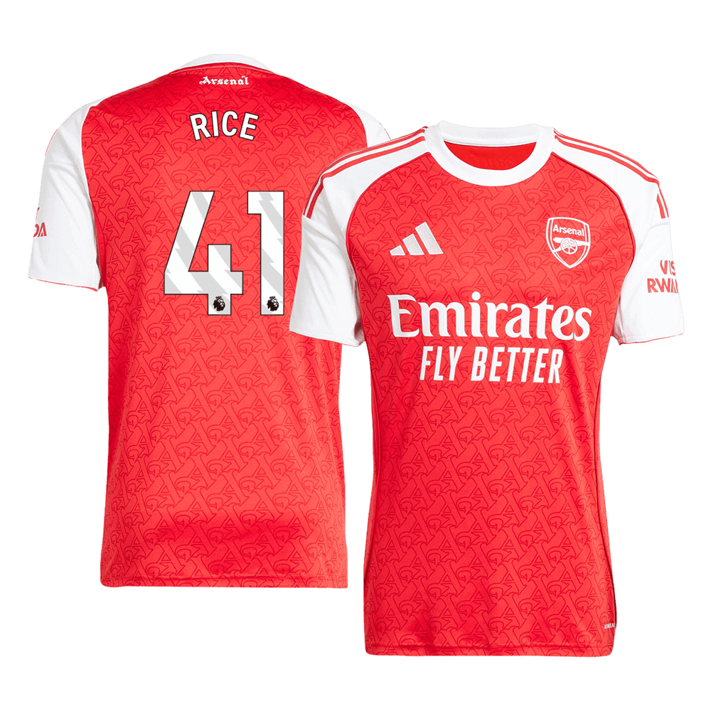RICE #41 Arsenal Home Jersey 2025/26  - [Super Replica]