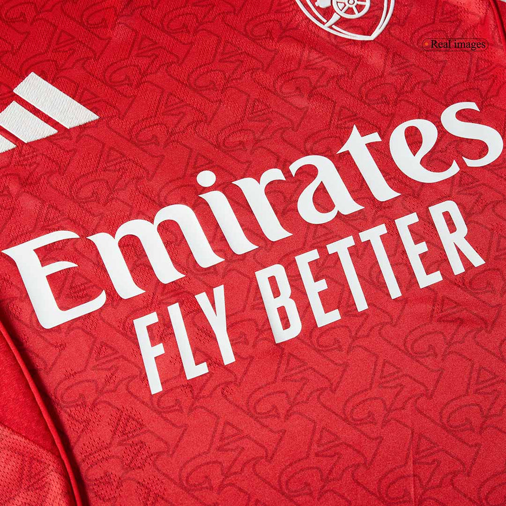 RICE #41 Arsenal Home Match Jersey Player Version 2025/26