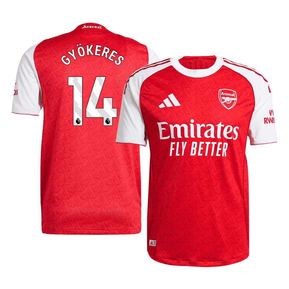 GYÖKERES #14 Arsenal Home Match Jersey Player Version 2025/26
