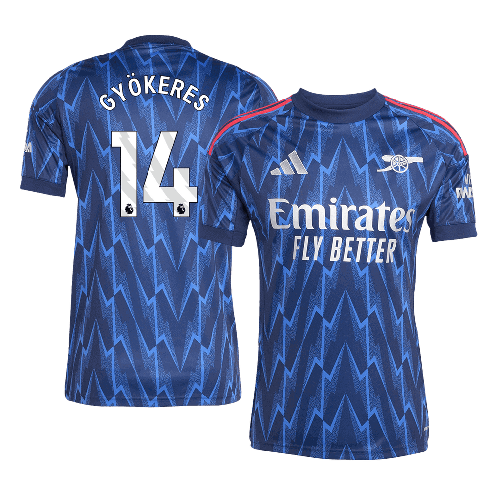 GYÖKERES #14 Arsenal Away Jersey 2025/26