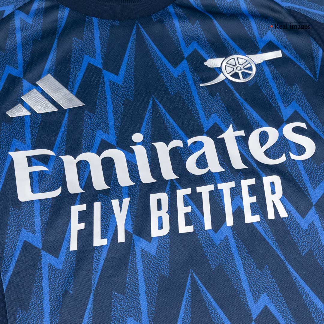 ØDEGAARD #8 Arsenal Away Match Jersey Player Version 2025/26