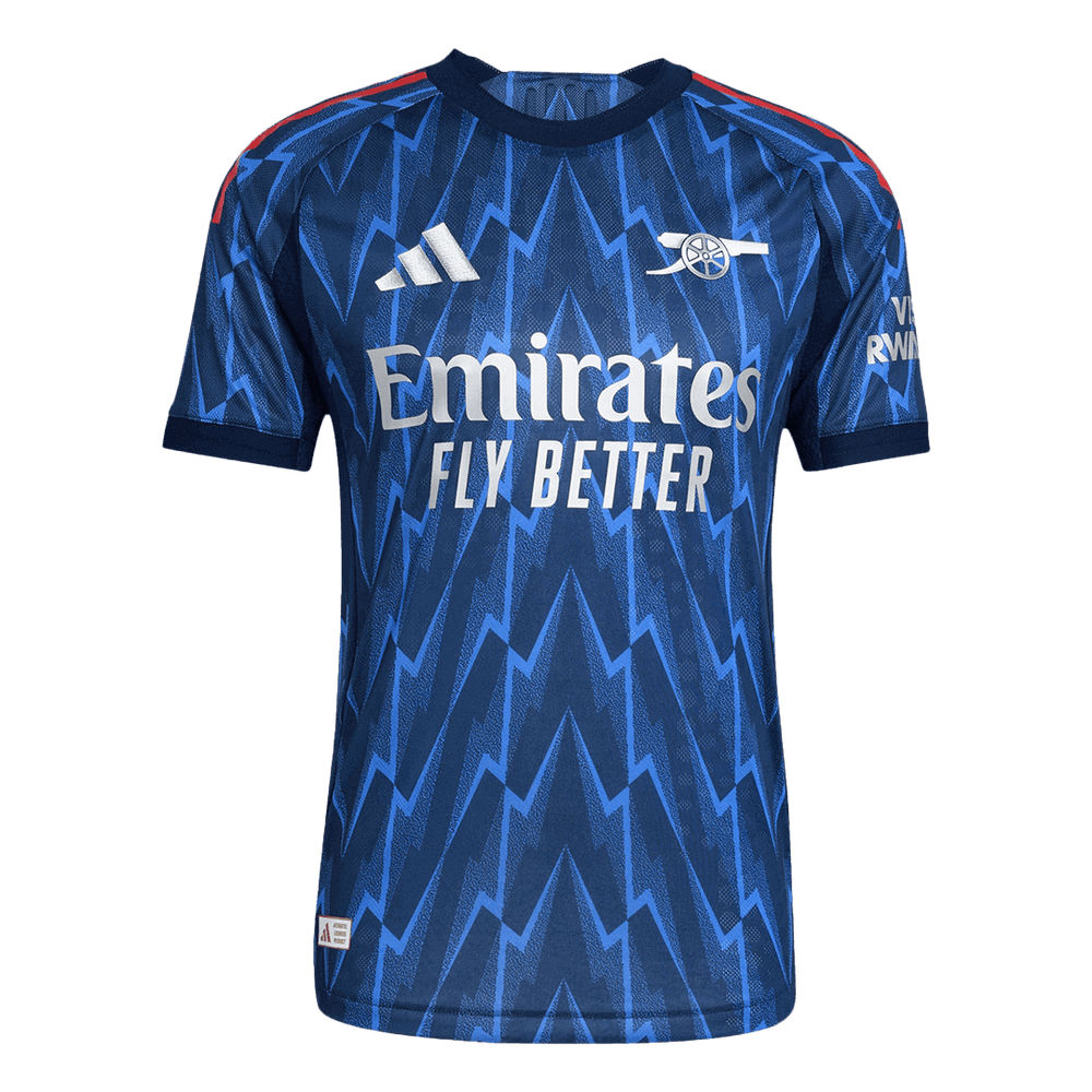 RICE #41 Arsenal Away Match Jersey Player Version 2025/26