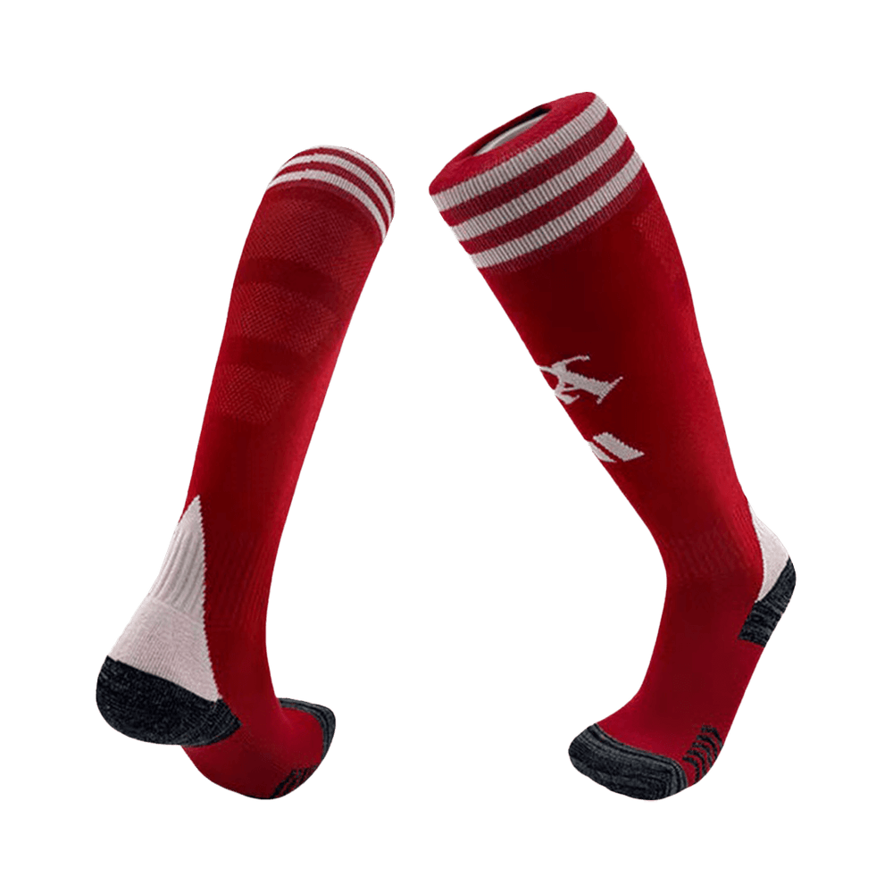 Kids Arsenal Home Soccer Socks - Red 2025/26