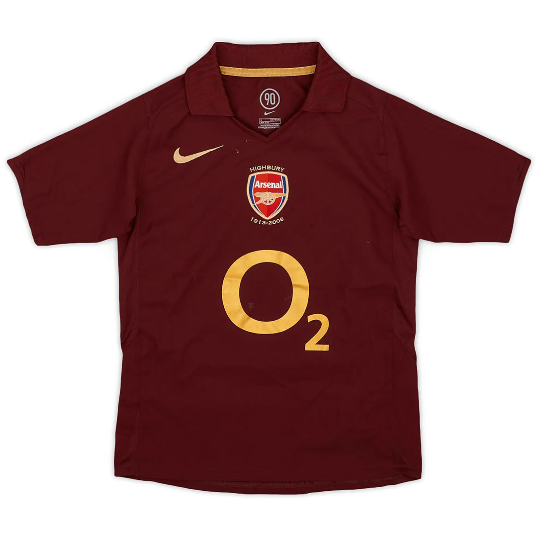 Pires #7 Retro Arsenal Home Jersey 2005/06
