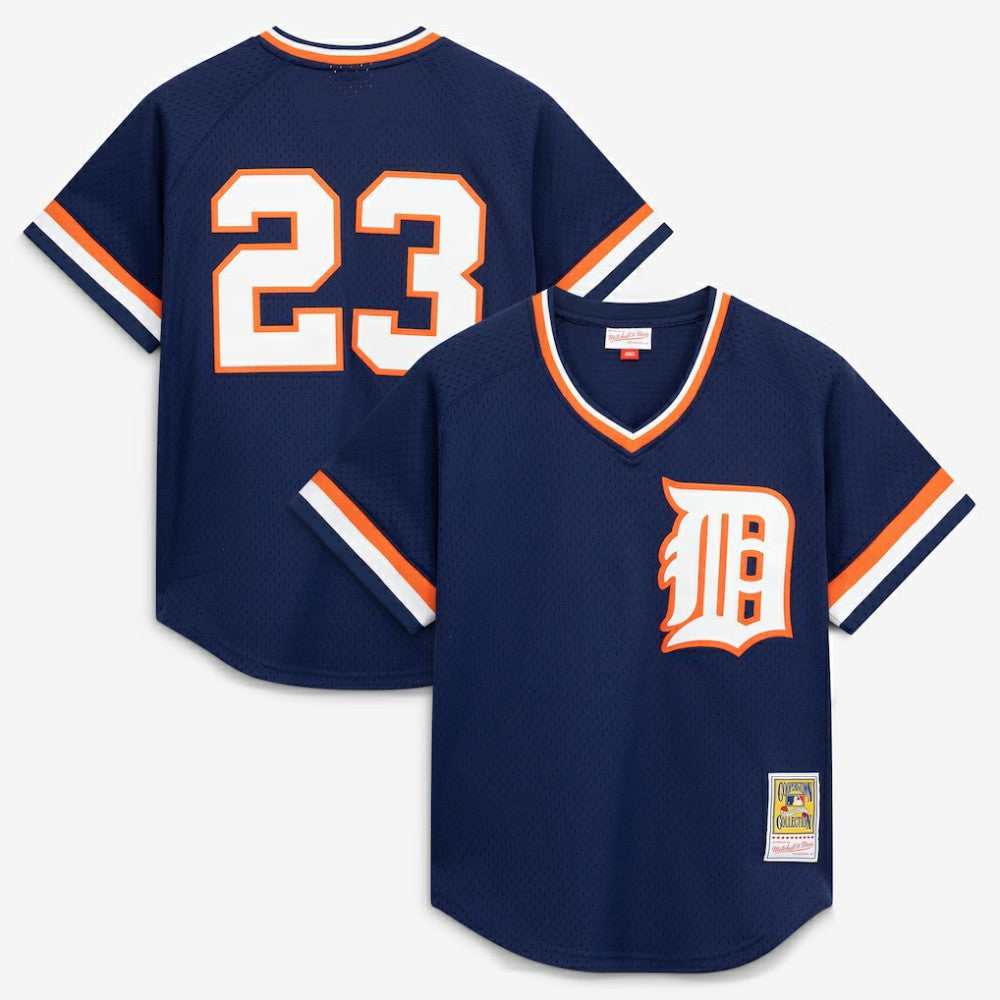 MLB Kirk Gibson Detroit Tigers Mitchell & Ness Authentic Batting Practice Jersey