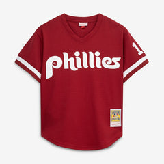 MLB Darren Daulton Philadelphia Phillies Mitchell & Ness Authentic Batting Practice Jersey