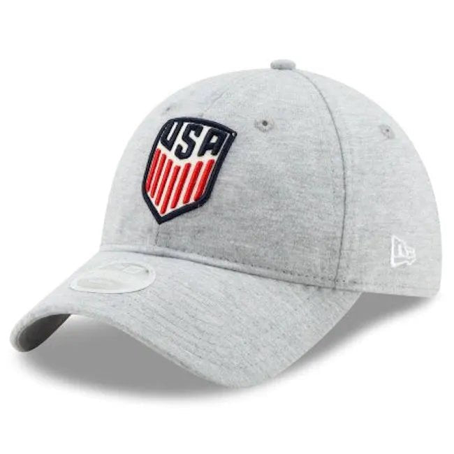 New Era USA Womens Sporty Shine Adjustable Hat - Grey / New Era