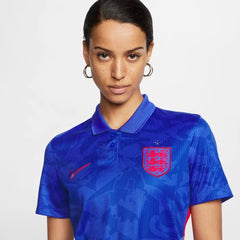 2020-21 England WOMENS Away Soccer Jersey - Blue-Red / Nike