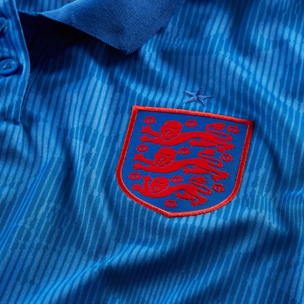 2020-21 England WOMENS Away Soccer Jersey - Blue-Red / Nike